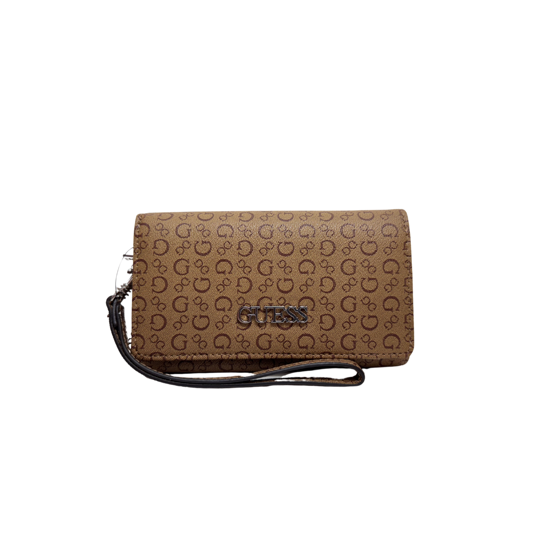 Cartera Guess oro viejo.