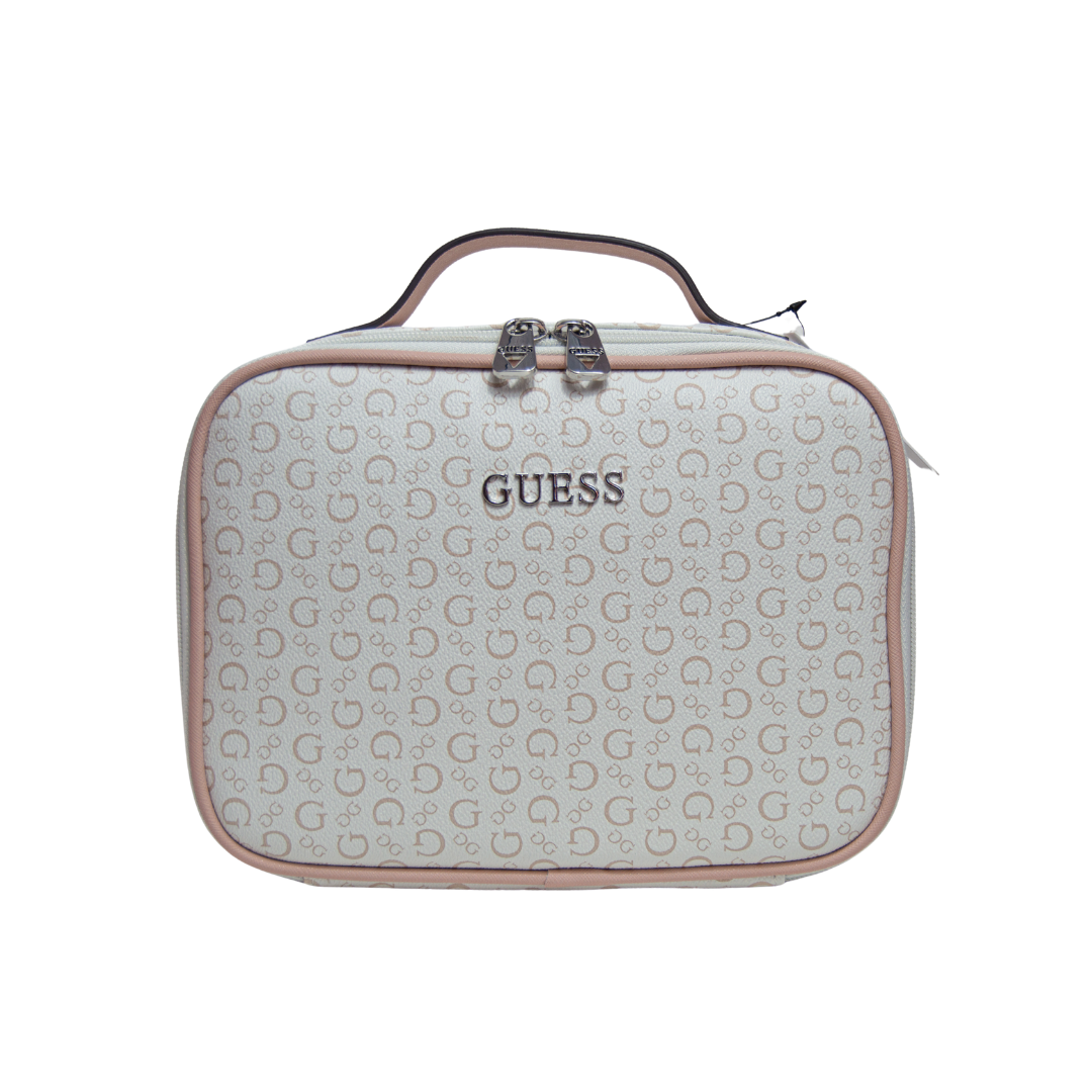 Cosmetiquera guess gris-beige