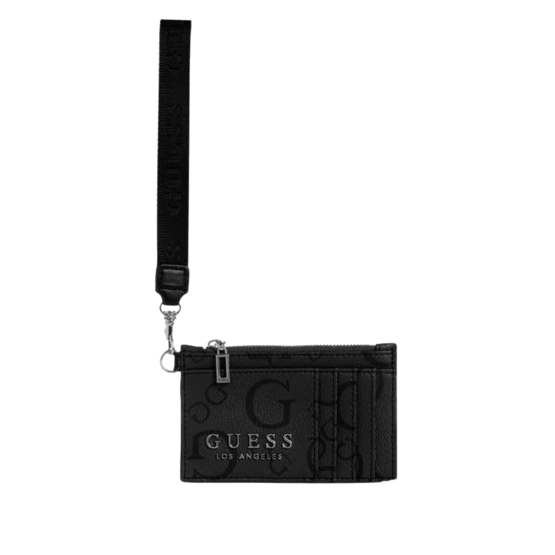 Tarjetero Guess negro.