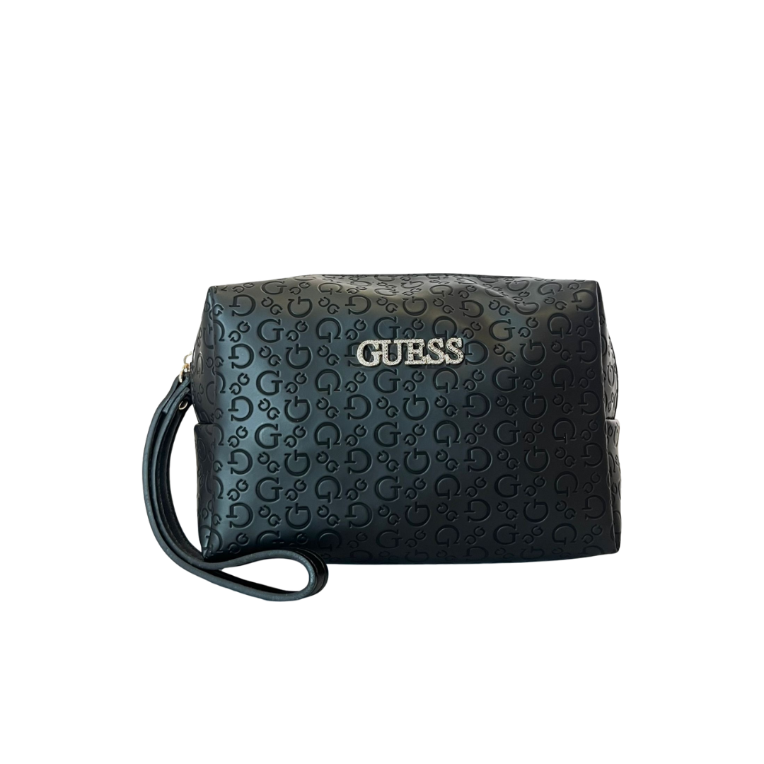 Cosmetiquera Guess negro.
