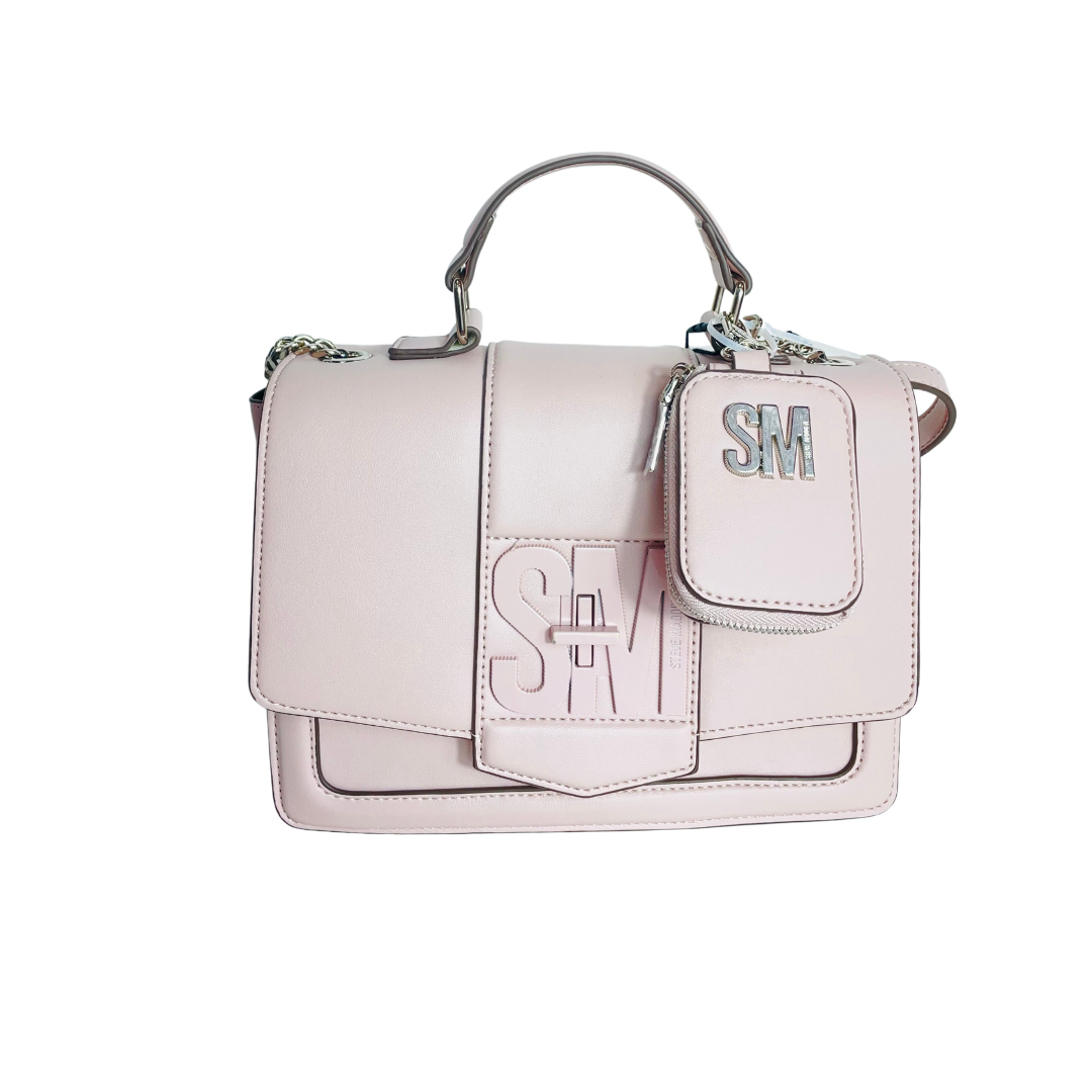Bolso steve madden rosa pastel