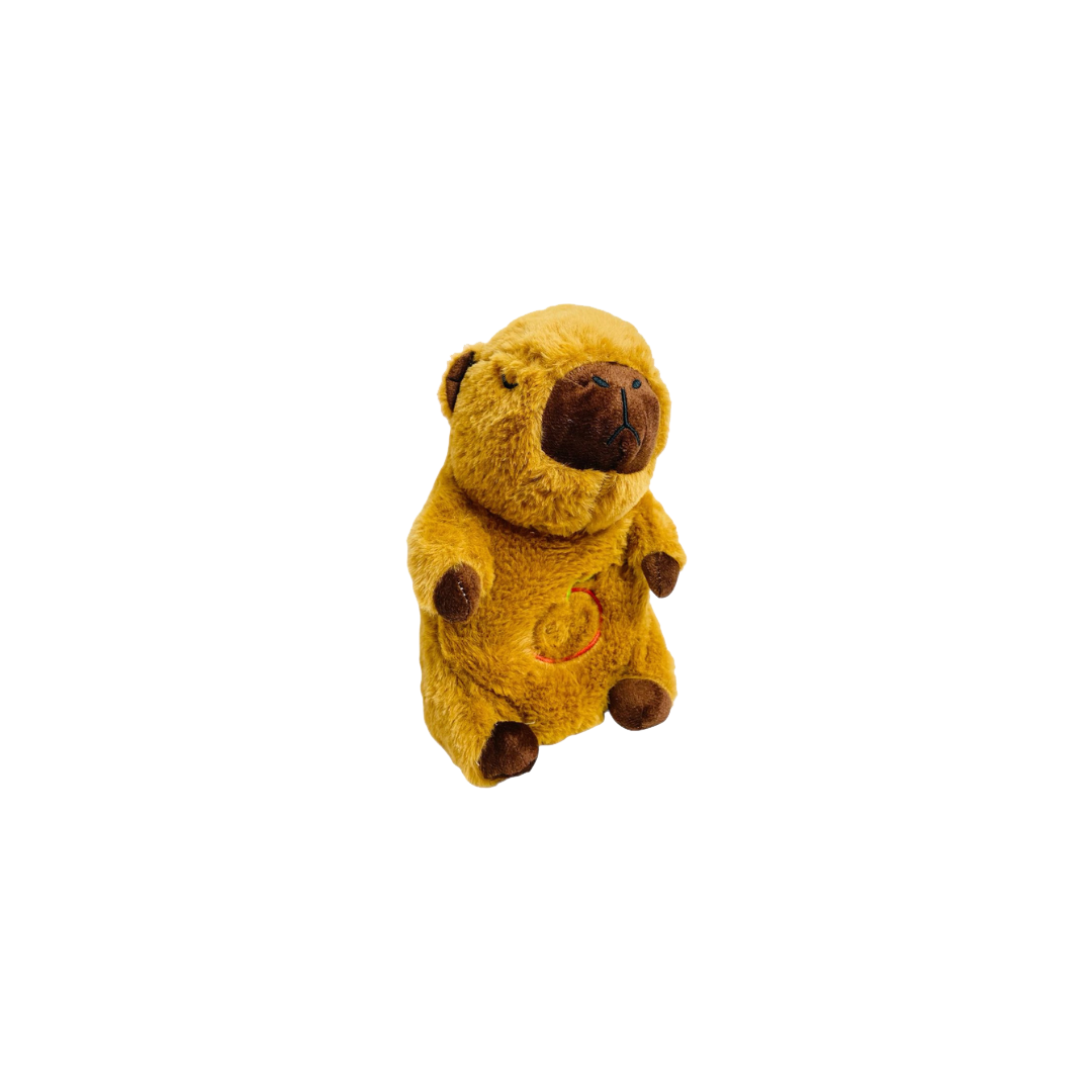 Peluche Capibara café.