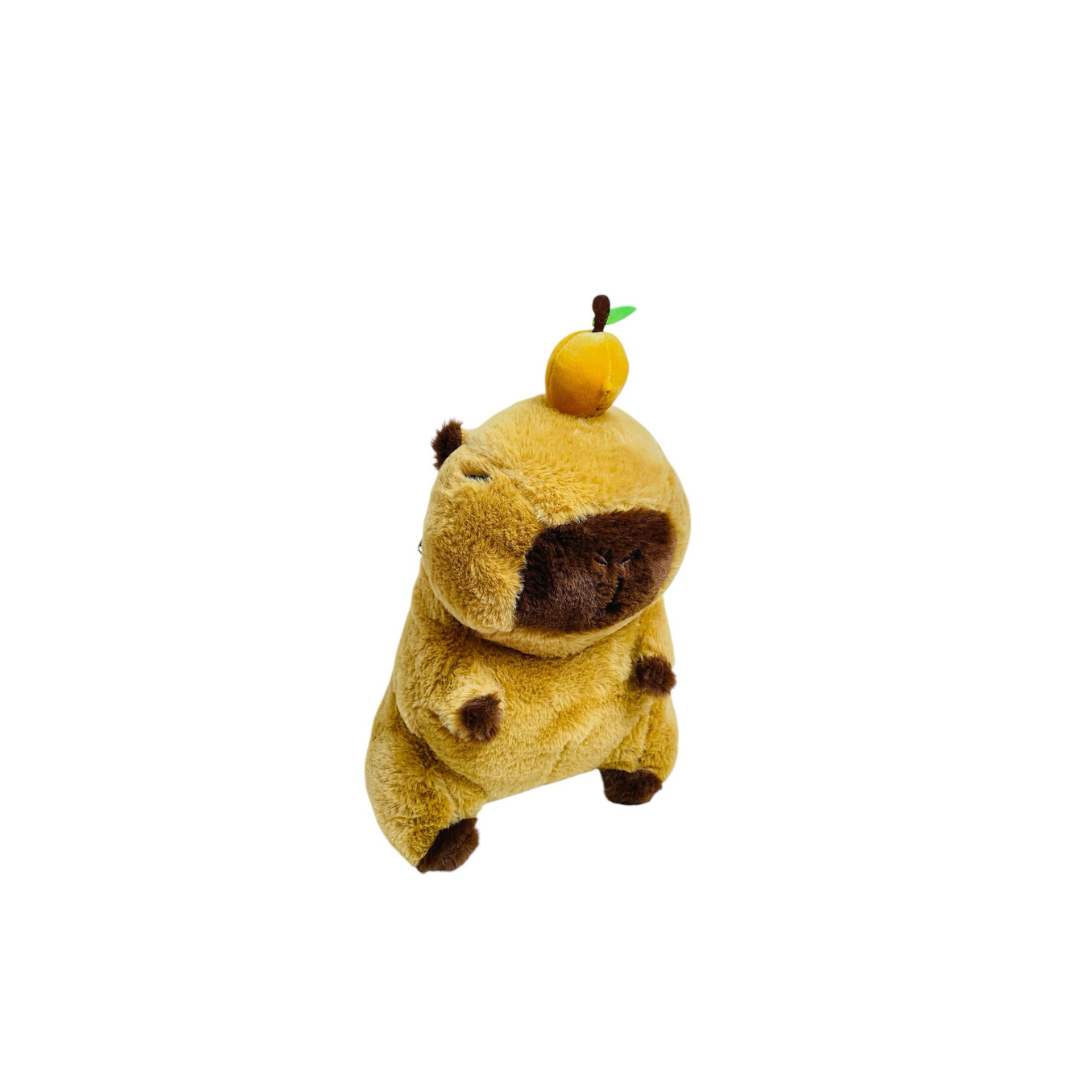 Mochila Capibara marrón.