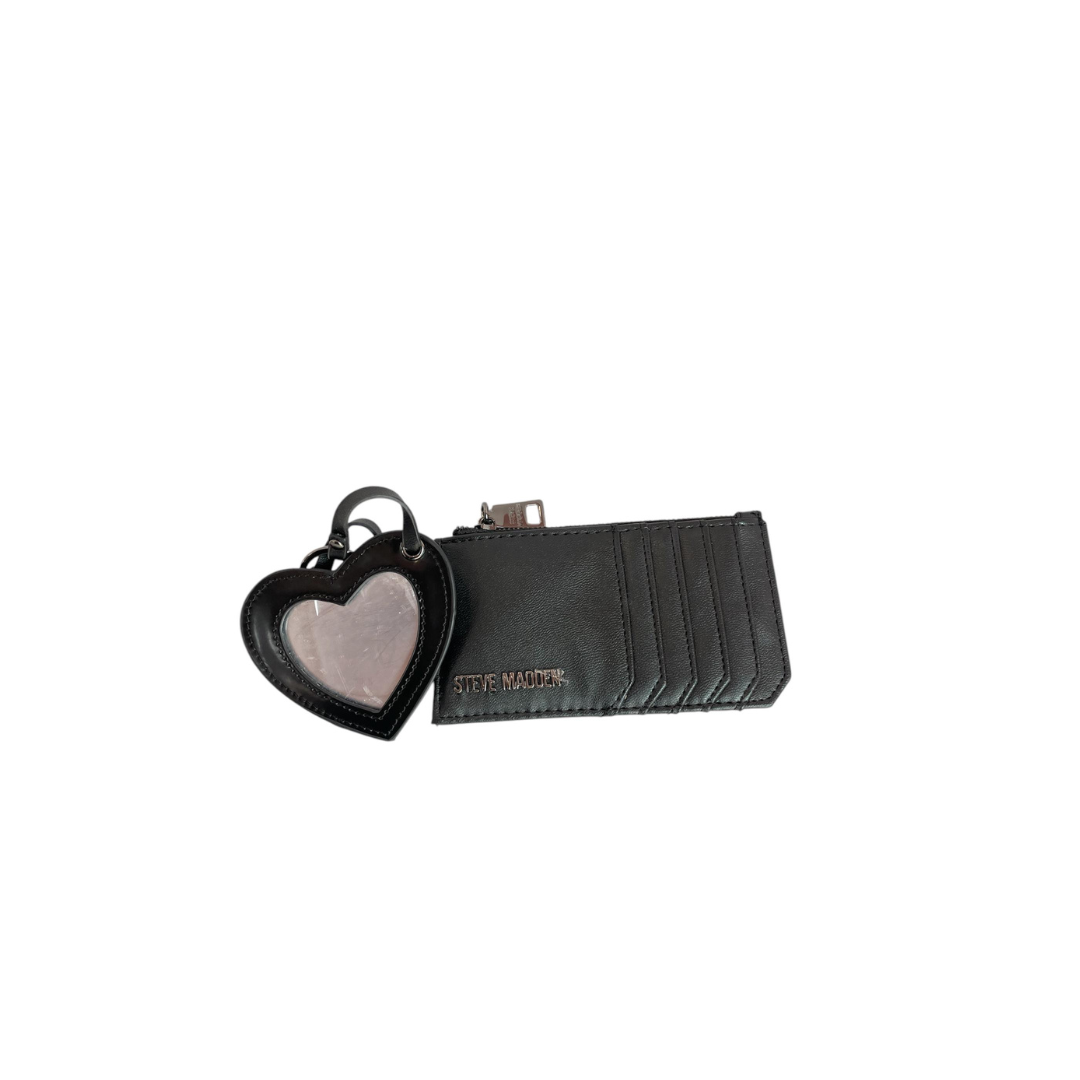 Tarjetero STEVE MADDEN negro.