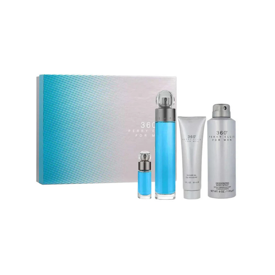Set Perfume Perry Ellis 360 4pz 