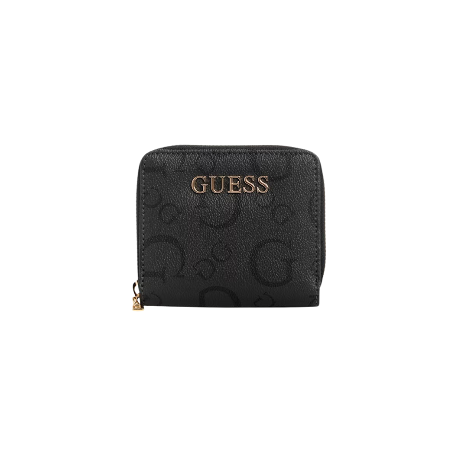 Cartera Guess Negra con estampado y letr...