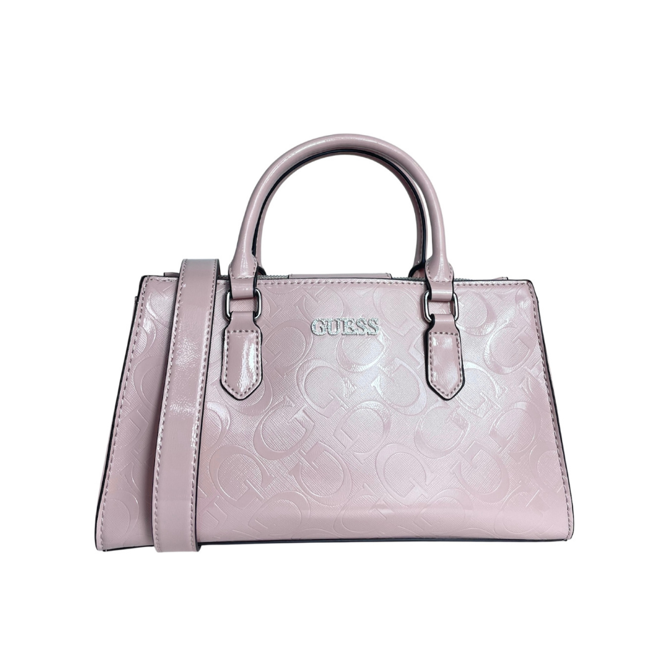 Bolso Guess Rosa, charol con estampado, ...