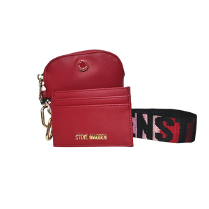 Tarjetero y Monedero  Steve Madden Rojo