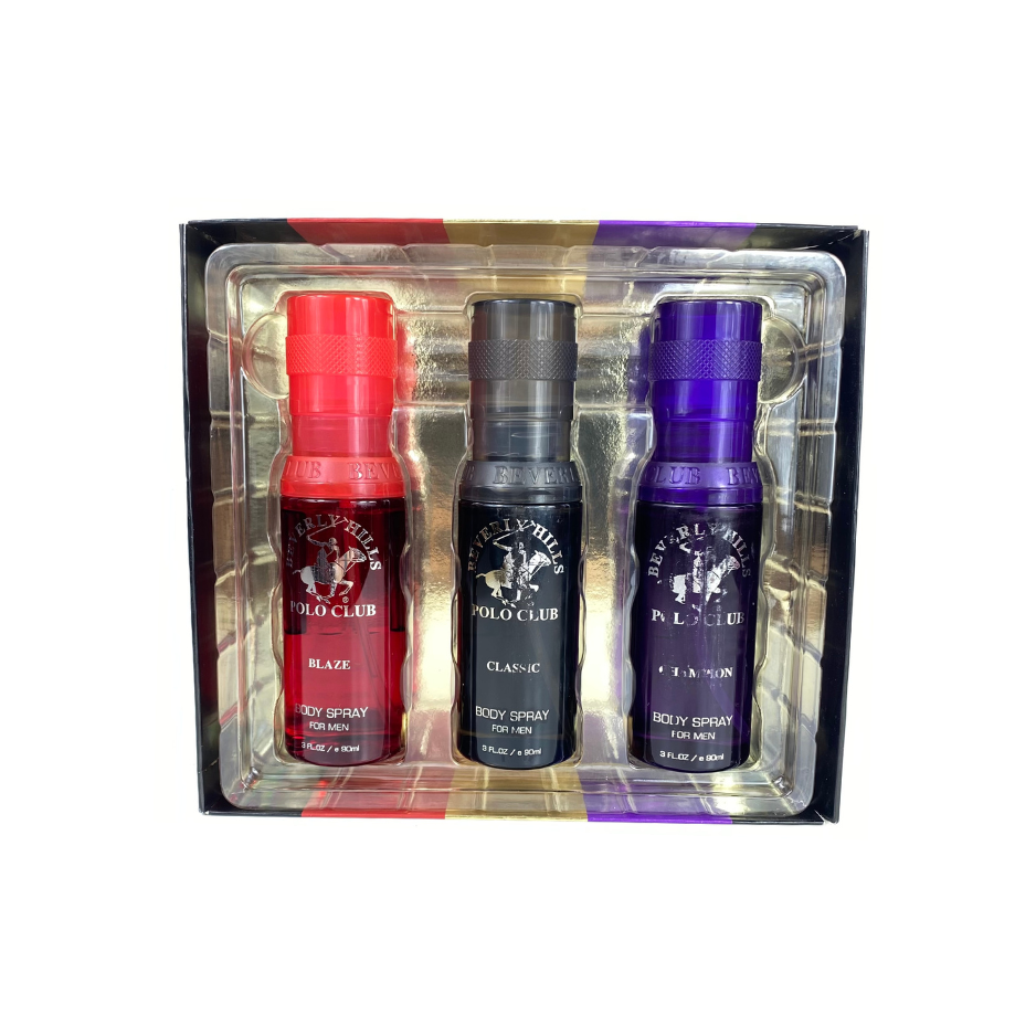 Set Perfume Bervely Hills Polo Club 3pz